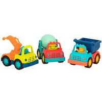 B. Toys | Happy Cruisers 3 Mini Trucks