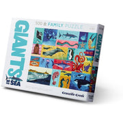 Crocodile Creek - 2 In 1 Family Floor Puzzle - Giants Of the Sea - 500pc