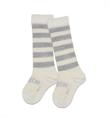 Lamington - Merino Wool Knee High Socks - Willow