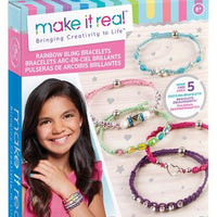 Make It Real | Rainbow Bling Bracelets