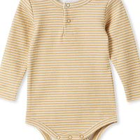 Milky Clothing Long Sleeve Bubbysuit Sand Stripe