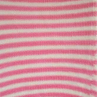 Columbine - Merino Wool Tights - Cream/Rose Stripe