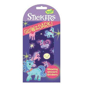 Peaceable Kingdom - Glow In The Dark Stickers Glowing Unicorns