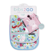 Crocodile Creek - Bibs-2-Go Set - Backyard Friends (2-Pack)