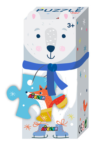 Avenir - Puzzle Gift Box - Polar Bear - 28pc