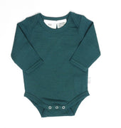 Babu | Merino Bodysuit Tui Green