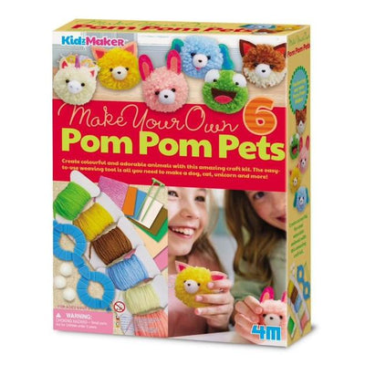 4M - KidzMaker Make Your Own Pom Pom Pets