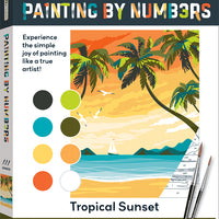 Hinkler - Painting By Numbers - Tropical Suset