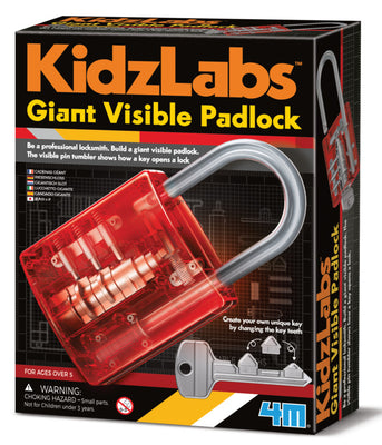 4M | KidzLabs Giant Visible Padlock