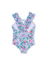 Milky Clothing - Lilac Floral Swimsuit (2-7 years)