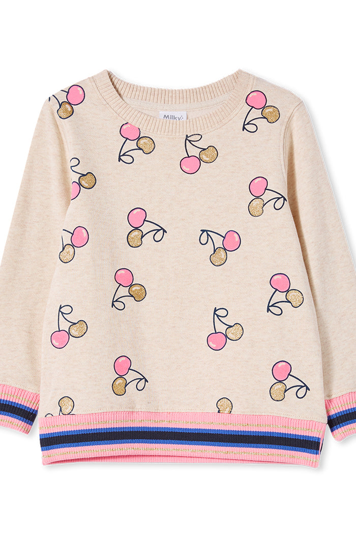 Milky Clothing - Cherry Tipping Sweat (2 - 7 years)