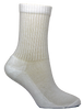 Columbine - Sports Crew Socks - 1 pair - White