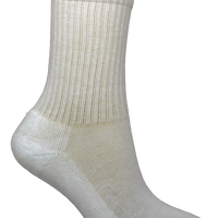 Columbine - Sports Crew Socks - 1 pair - White