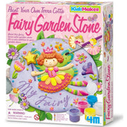 4M KidzMaker Paint Your Own Terracotta Fairy Garden Stone