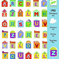 Djeco - 192 Stickers - ABC