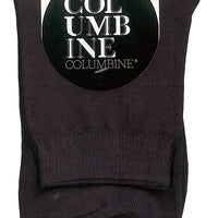 Columbine - Cotton Crop Socks -3 Pairs -  Black
