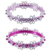 Pink Poppy - Glitter Flower Bangle - Assorted Colours