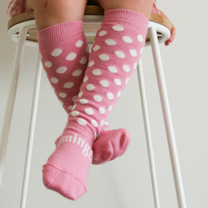 Lamington - Merino Wool Knee High Socks - Rosie / Gelato