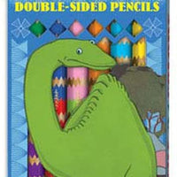 eeBoo - 6 Jumbo Double-Sided Pencils - Dinosaurs