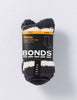 Bonds Marshmallow Crew Sock, 2-Pack, Smoke Blue