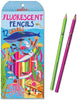 eeBoo - 12 Fluorescent Pencils - In The Sea