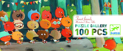 Djeco - Puzzle Gallery - Forest Friends 100pc