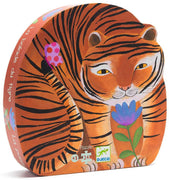 Djeco - Silhouette Puzzle - The Tiger's Walk 24pc