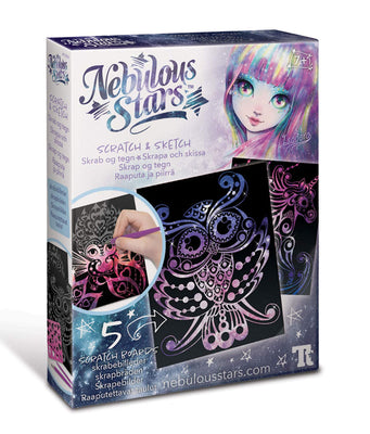 Nebulous Stars - Scratch & Sketch Art