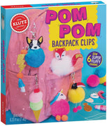 Klutz | Pom Pom Backpack Clips