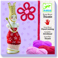 Djeco - French Knitting Doll - Red Elodie