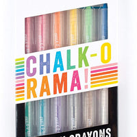Ooly - Chalk-O-Rama! - 12 Dustless Chalk Crayons