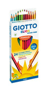 Giotto Elios | Wood-Free Tri Colouring Pencils 24pc