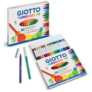 Giotto Elios - Turbo Colour Felt Pens - 12pc