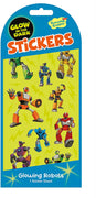 Peaceable Kingdom | Glow in The Dark Stickers  Glowing Robots
