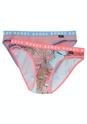 BONDS - Girls Hipster Bikini 2pk - Print/Plain