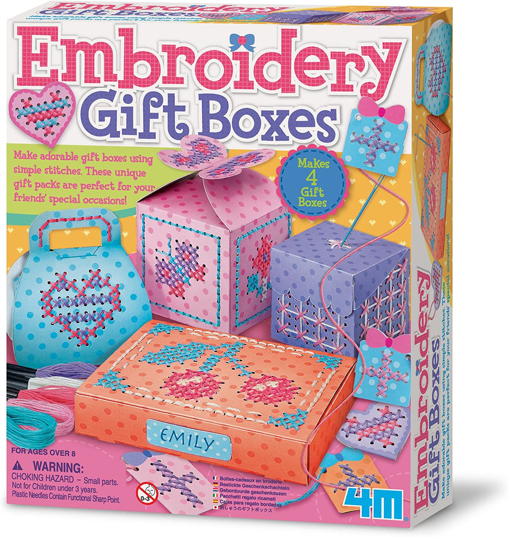 4M Craft - Embroidery Gift Boxes