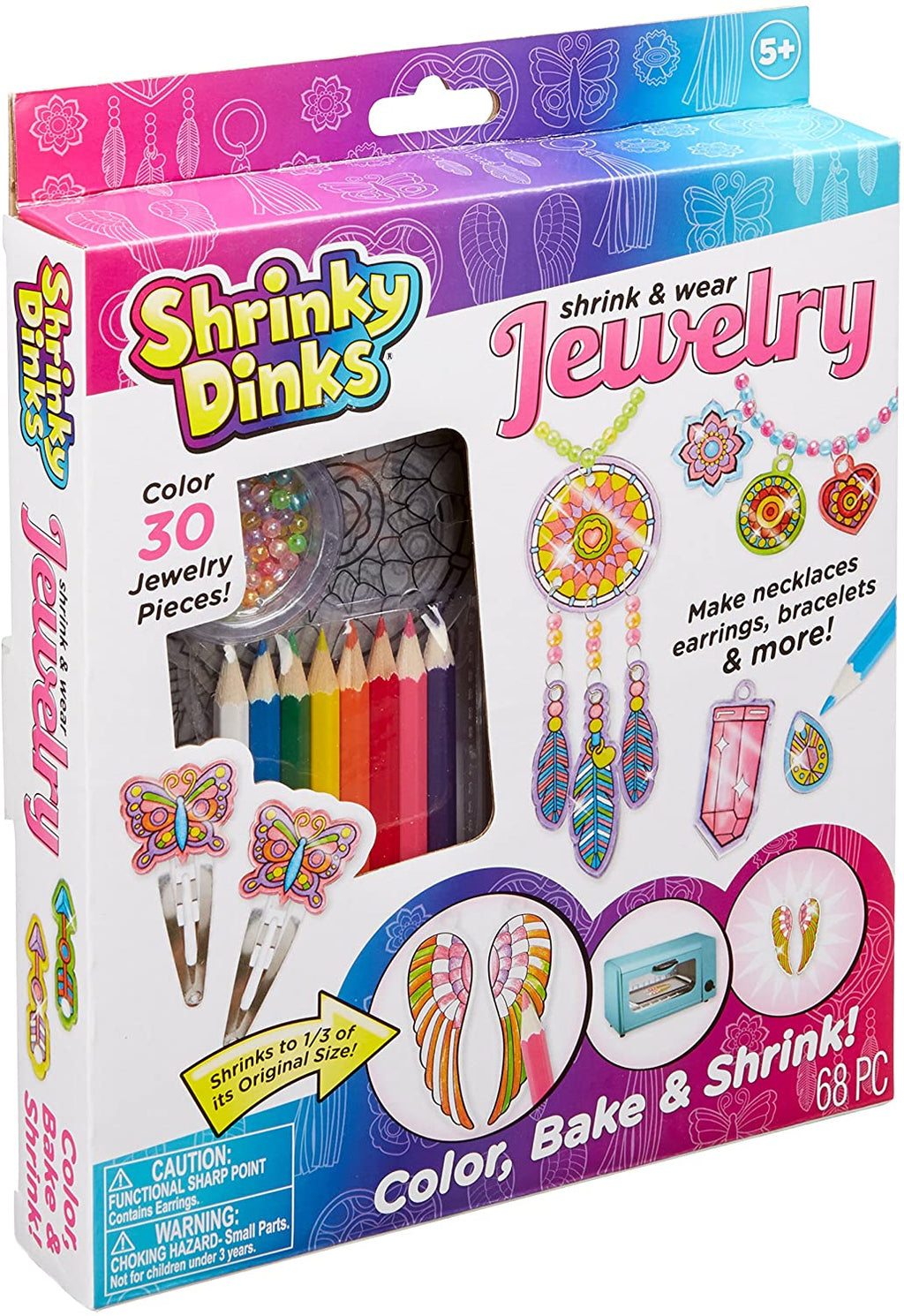 Shrinky Dinks - Shrink & Wear Jewellery  68PC