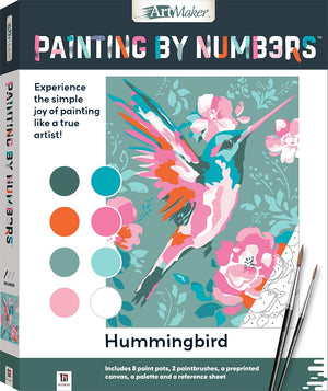 Hinkler - Art Maker - Painting By Numbers - Hummingbird