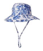 Milly Mook | Girls Wild Brim Sunhat Pearl Blue