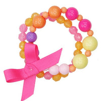 Pink Poppy - Candy Heart Bead Bracelet - Assorted Colours
