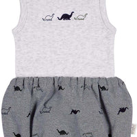Toshi baby singlet & bloomers - Mr. Dino