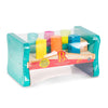 Battat - Colourful Pound & Play Wooden Toy Bench