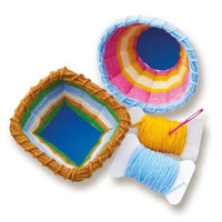 4M - KidzMaker - Yarn Basket Weaving