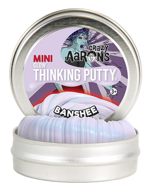 Crazy Aaron's Putty - Banshee, shimmering light purple Mini Tin