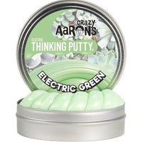 Crazy Aaron's Putty - Electric Green, 5 cm Mini Tin