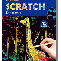 Avenir | Mini Scratch Book - Dinosaurs - 15 Sheets