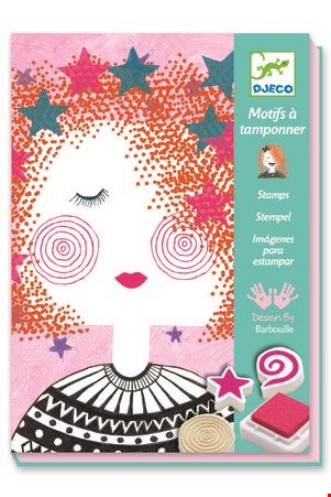 Djeco - Art Stamp Set - Fashion Girl