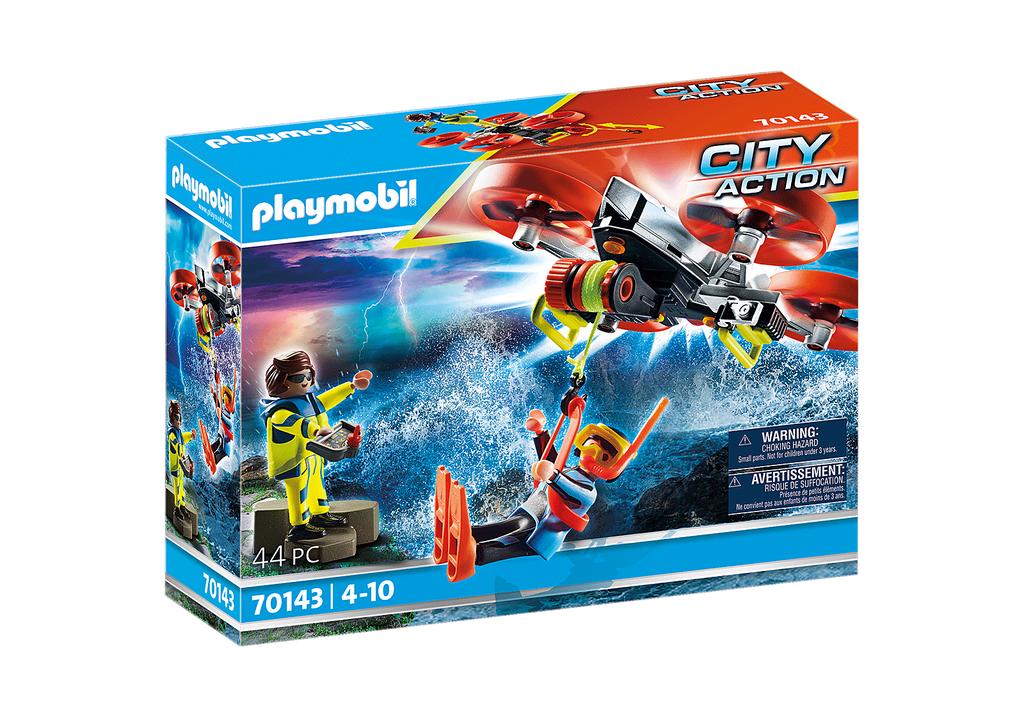 Playmobil -Diver Rescue with Drone 70143