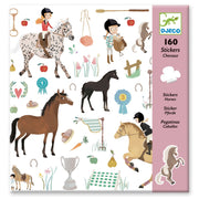 Djeco - 160 Stickers - Horses