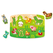 Hape | Farmyard Peg Puzzle